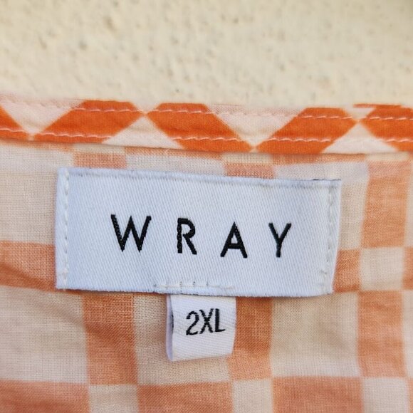 5/$100 SALE - WRAY Knot Top Sunset Basket Check - Picture 7 of 8